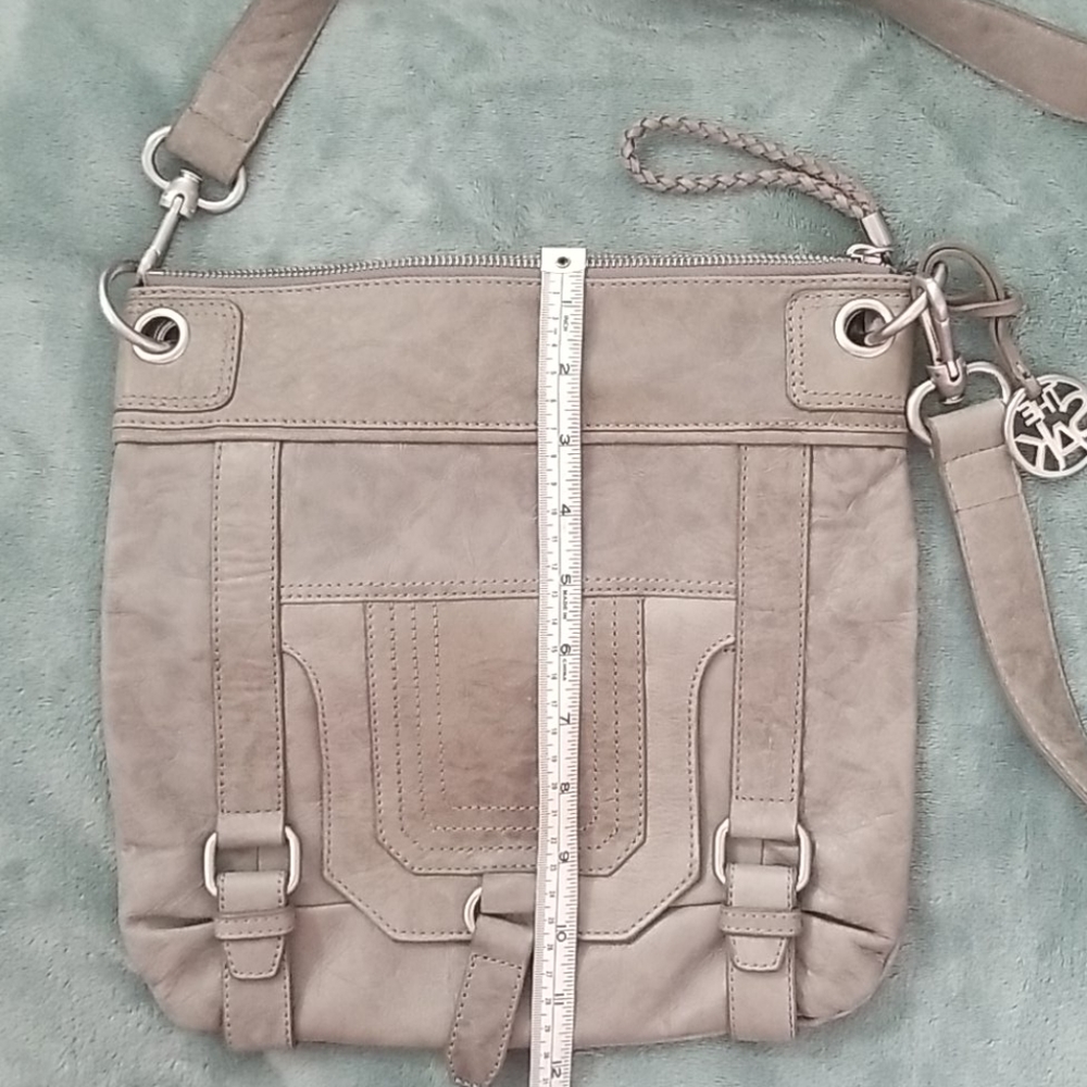 The Sak convertible leather crossbody clutch bag
